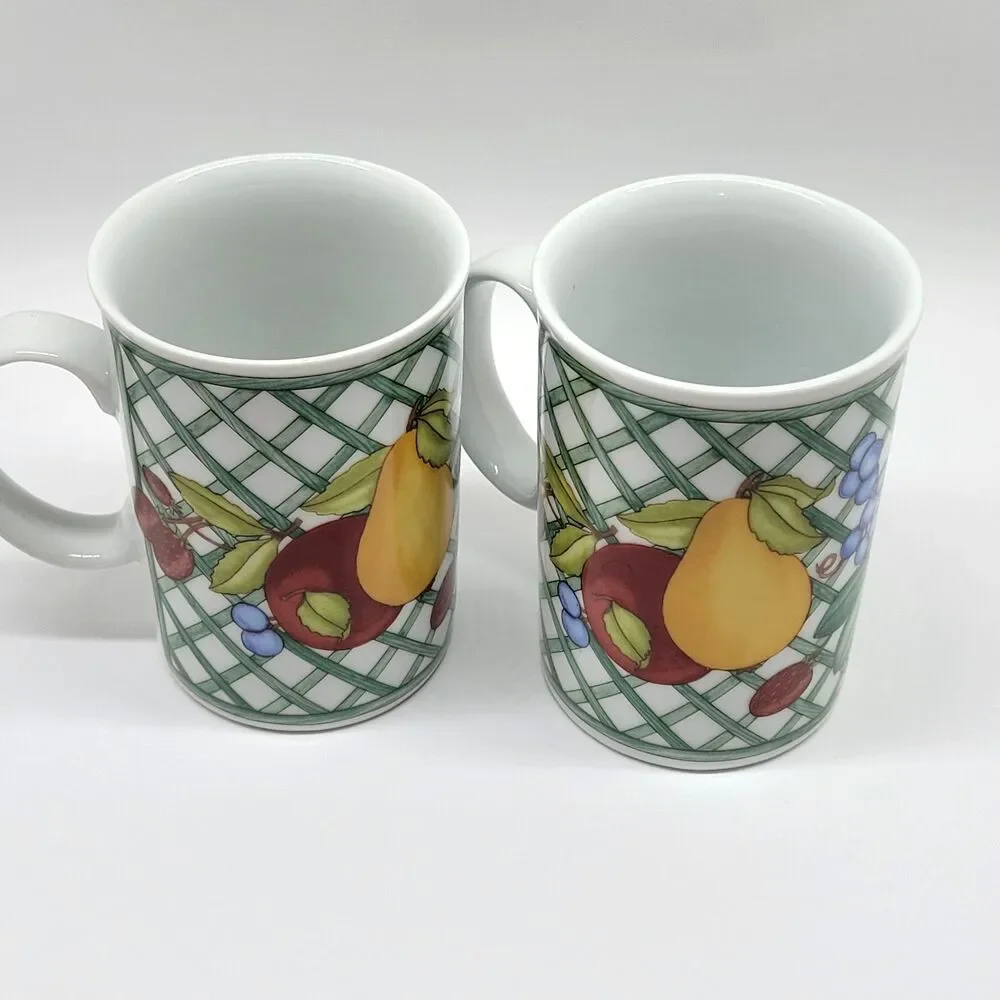 Dansk Nordic Fruit Mugs set of 2